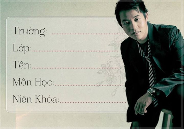 Hoc sinh lop 10 thiet ke nhan vo in hinh ca si Quang Le hinh anh