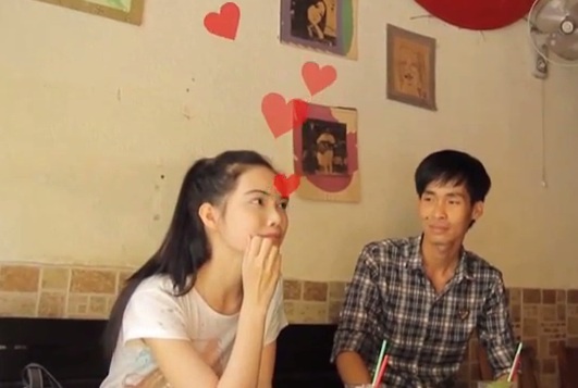 Canh giac voi nhung anh chang dep trai noi loi duong mat hinh anh