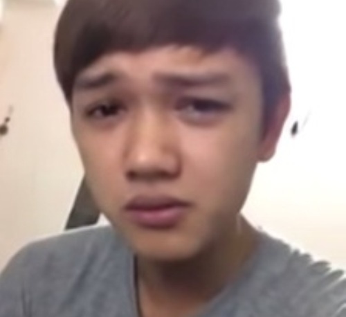 Thuc hu chang trai quay clip khoc loc vi tinh hinh anh