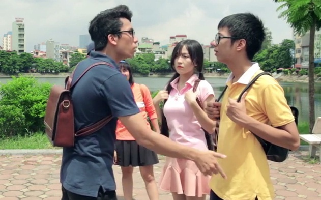 Clip Nobita phien ban Viet bi danh toi ta vi toi me gai hinh anh