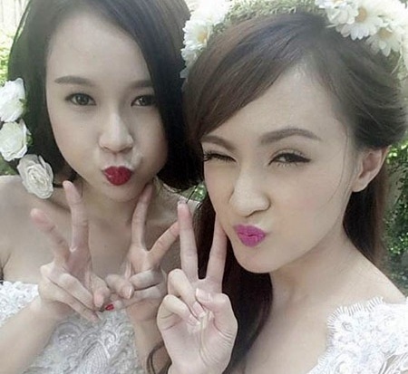 Cac cap ban than hot girl ran nut - tai hop hinh anh