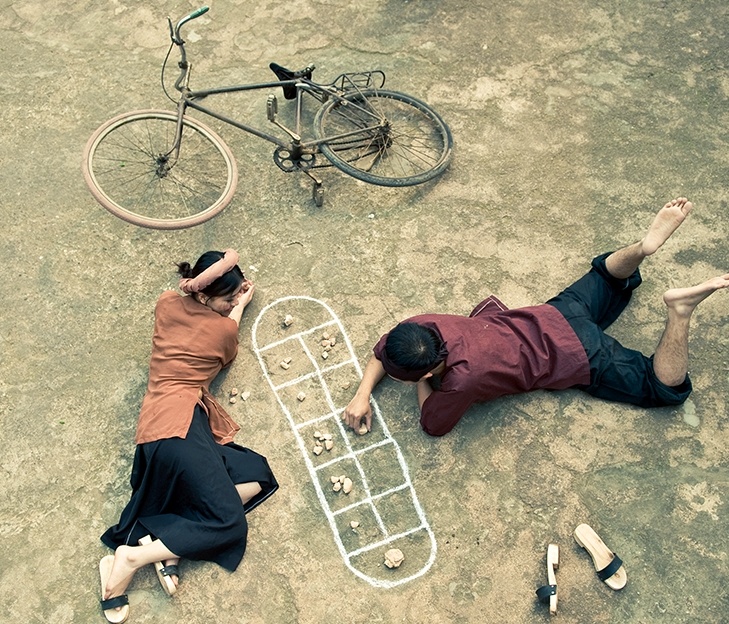 Anh cuoi 'xin mot ve ve tuoi tho' dam chat mien que Bac Bo hinh anh