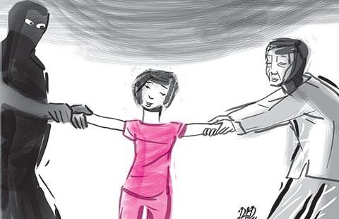 Co gai roi loan cam xuc bon lan pha thai hinh anh