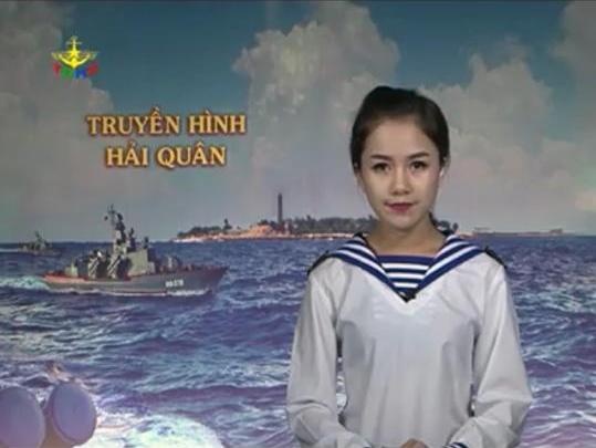 Thảo cũng là gương mặt dẫn chương trình quen thuộc của Truyền hình Hải Quân. Mới đây, 9X được bằng khen của Cục hậu cần Quân Khu 3 về tham gia chương trình Tuyên truyền viên... Ảnh: NVCC.