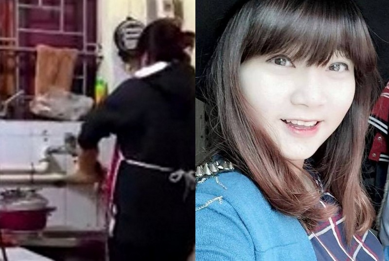 Clip 9X noi ngong hat 'Co gai nong thon' khi rua bat hinh anh