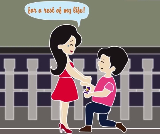 Clip hoat hinh tinh yeu cua cap doi Sai thanh hinh anh