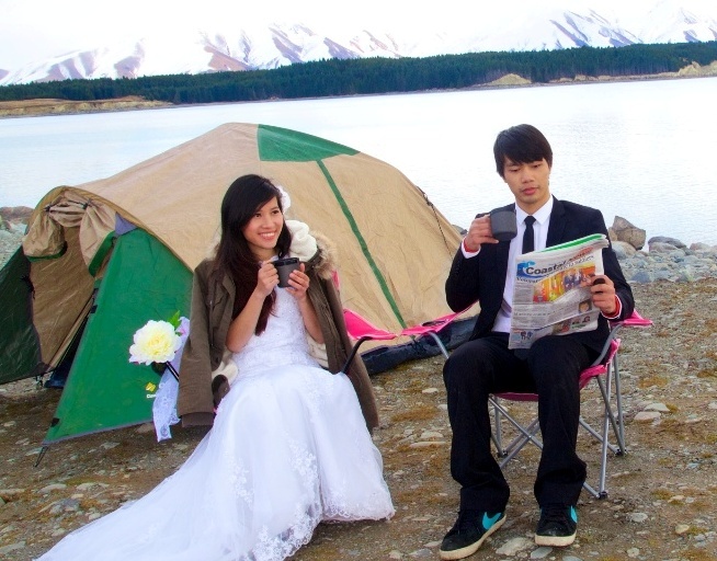 9X ru nhau du lich bui, tu chup anh cuoi o New Zealand hinh anh