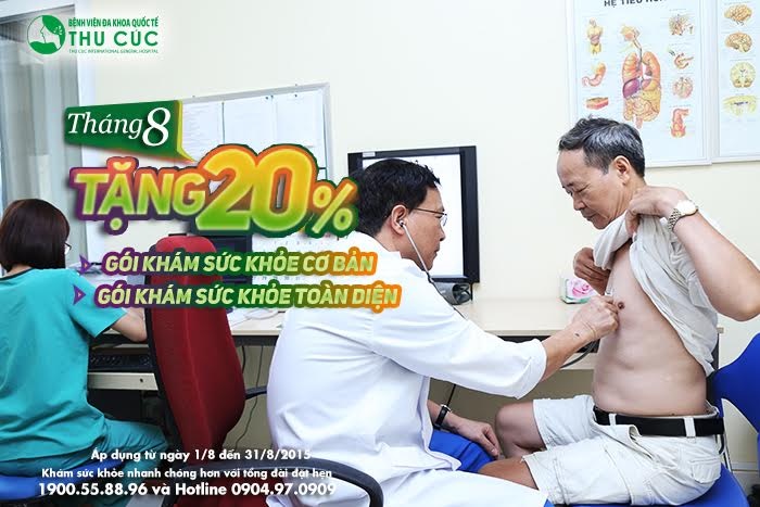 Uu dai lon danh cho goi kham suc khoe thang 8 tai BV Thu Cuc hinh anh