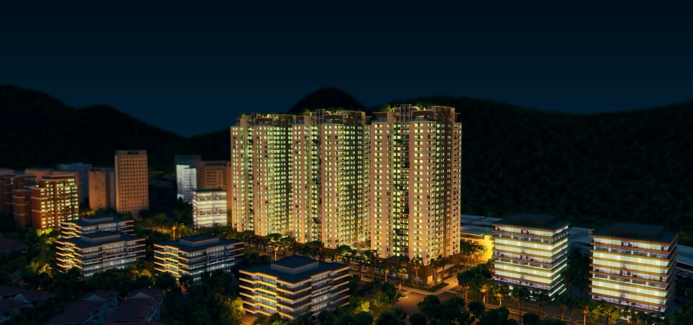 Newlife Tower phối cảnh về đêm