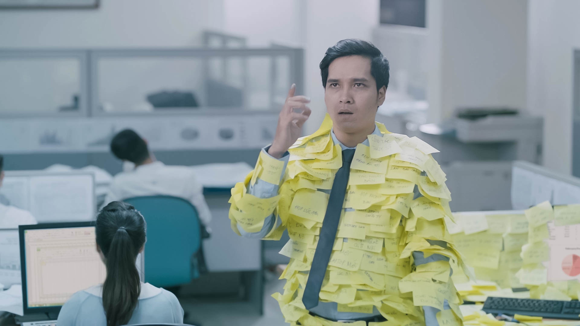 Nguy co suy giam tri nho o nhan vien van phong hinh anh