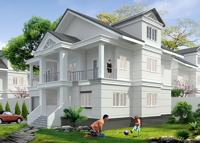 Không gian sống xanh được kiến tạo hài hòa giữa yếu tố thiên nhiên, phong thủy và đặc biệt mang dấu ấn cá nhân của chủ nhân.