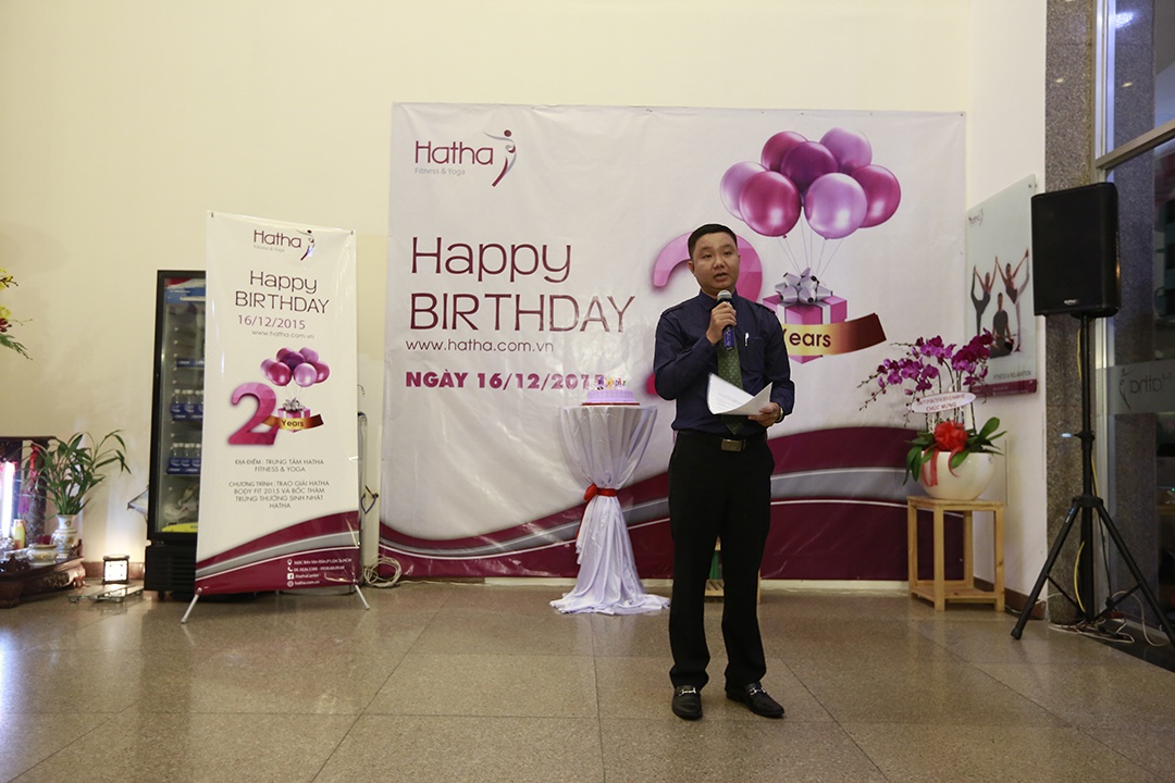 Đại diện của Hatha lên phát biểu và gởi lời cảm ơn đến các hội viên