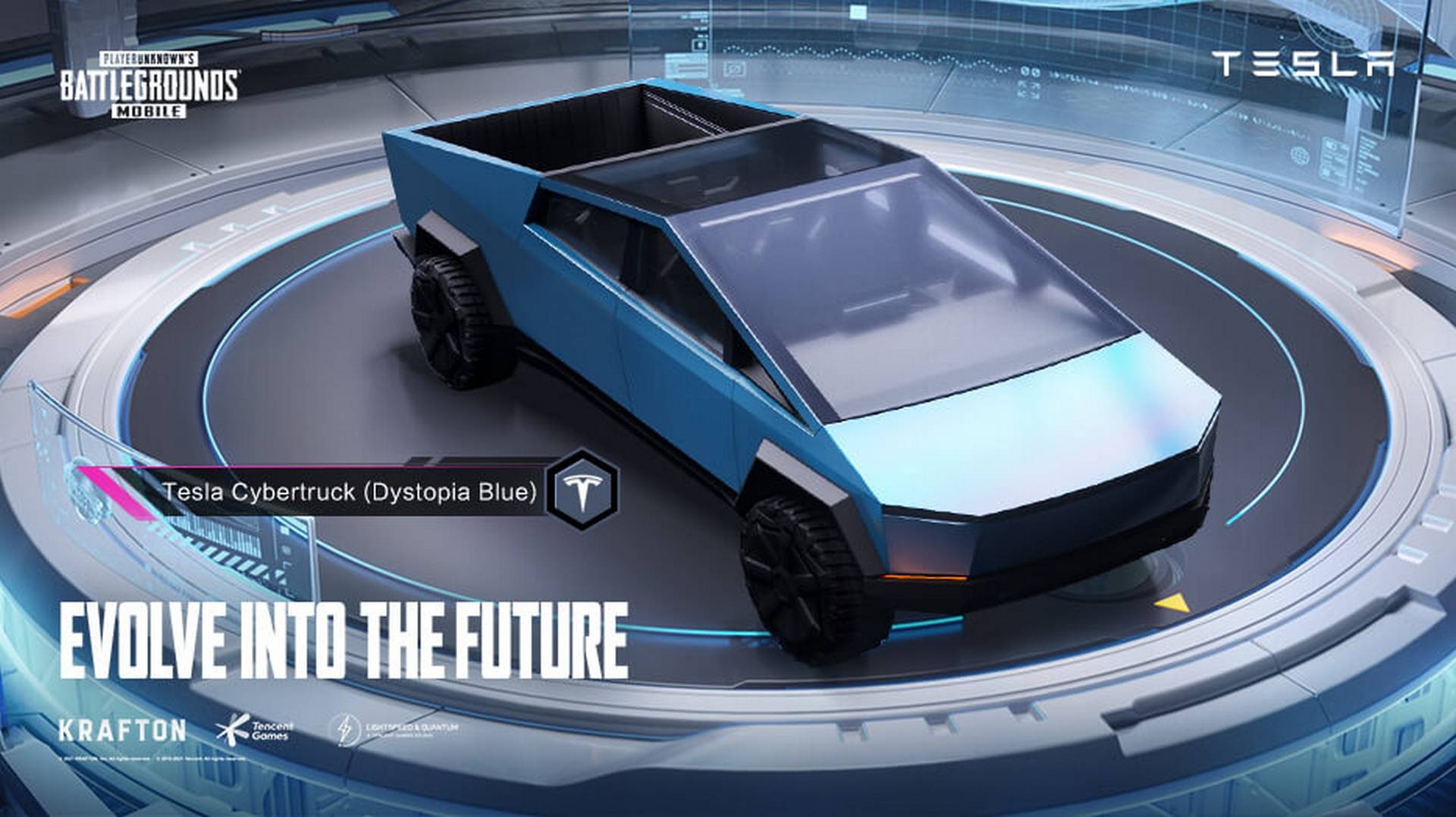 Xe hoi Tesla se xuat hien trong PUBG Mobile hinh anh