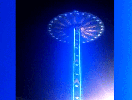 Thap roi tu do tu do cao 15 m khien nhieu nguoi bi thuong hinh anh