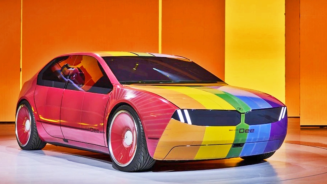 Mau xe co the doi mau tuy theo tam trang cua tai xe hinh anh