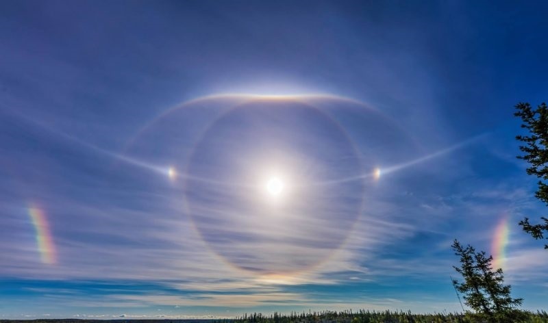 Hao quang Mat Troi xuat hien o New Zealand hinh anh