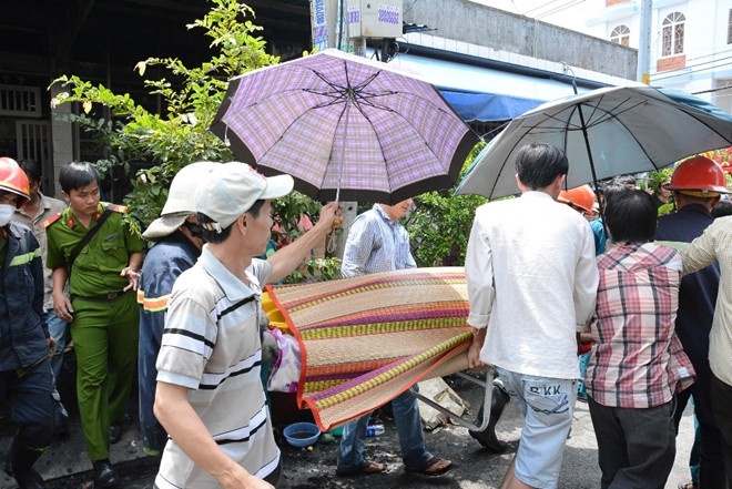 Hien truong vu chay lam 1 nguoi chet tai Sai Gon hinh anh