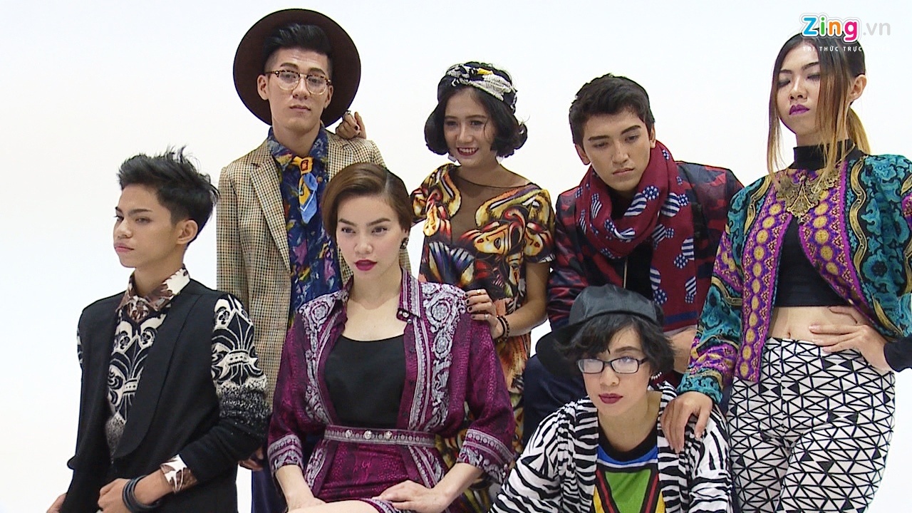 Thi sinh Fashionista hao hung chup anh cung than tuong Ha Ho hinh anh