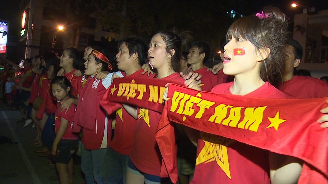 CDV lac quan sau tran thang U23 Malaysia hinh anh