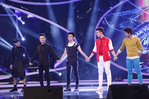 Phan cong bo ket qua Gala 1 - Khanh Tien bi loai hinh anh