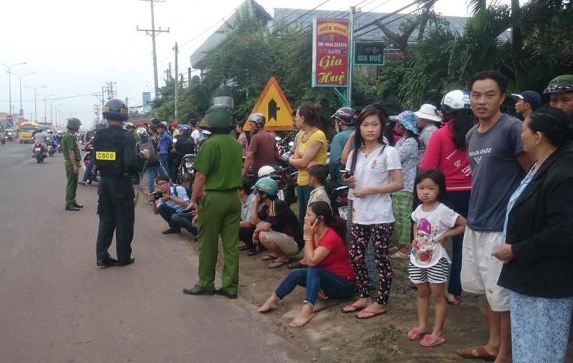 Phong toa hien truong vu tham sat o Binh Phuoc hinh anh