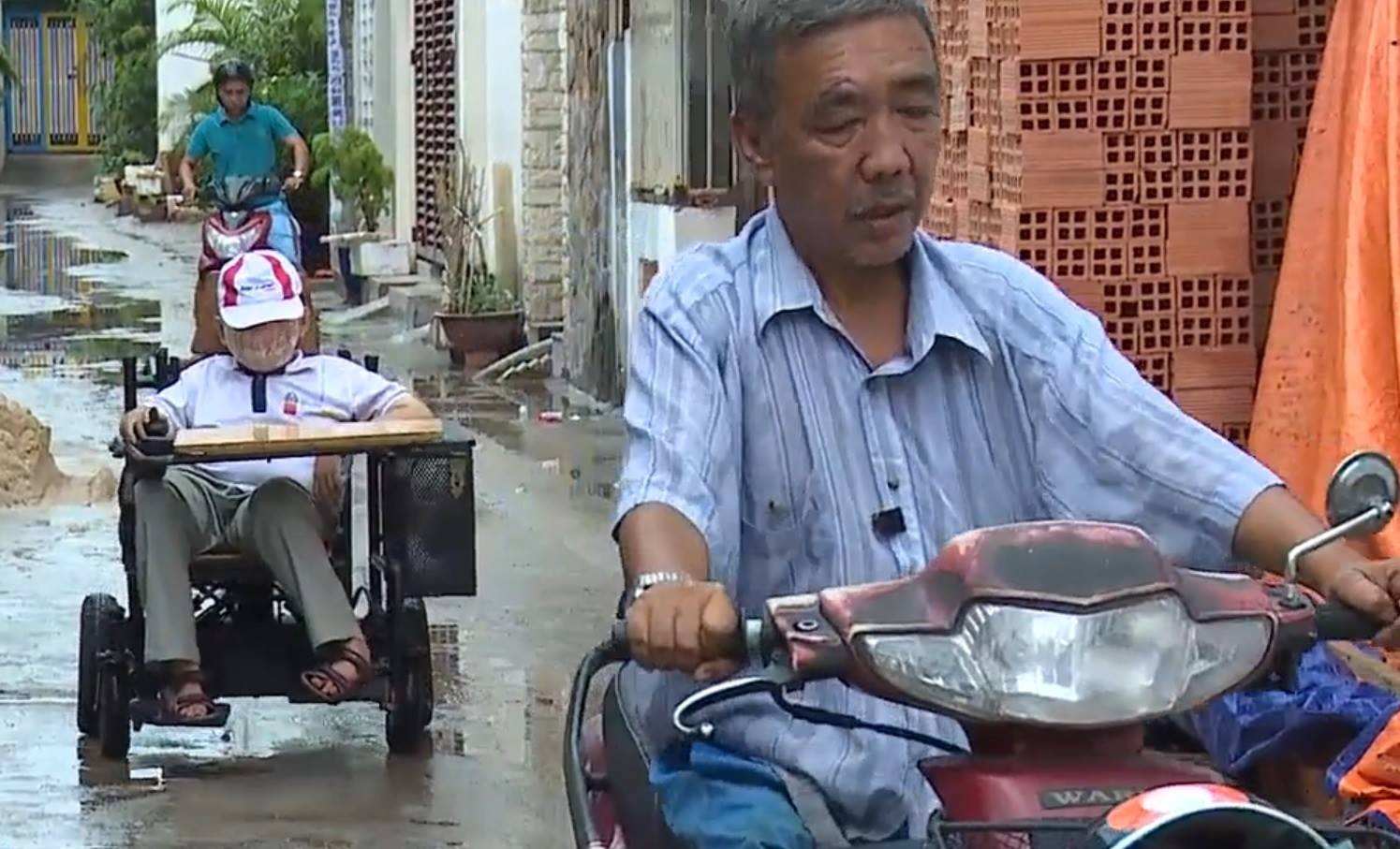 Canh doi hai cha con bai liet o Sai Gon hinh anh