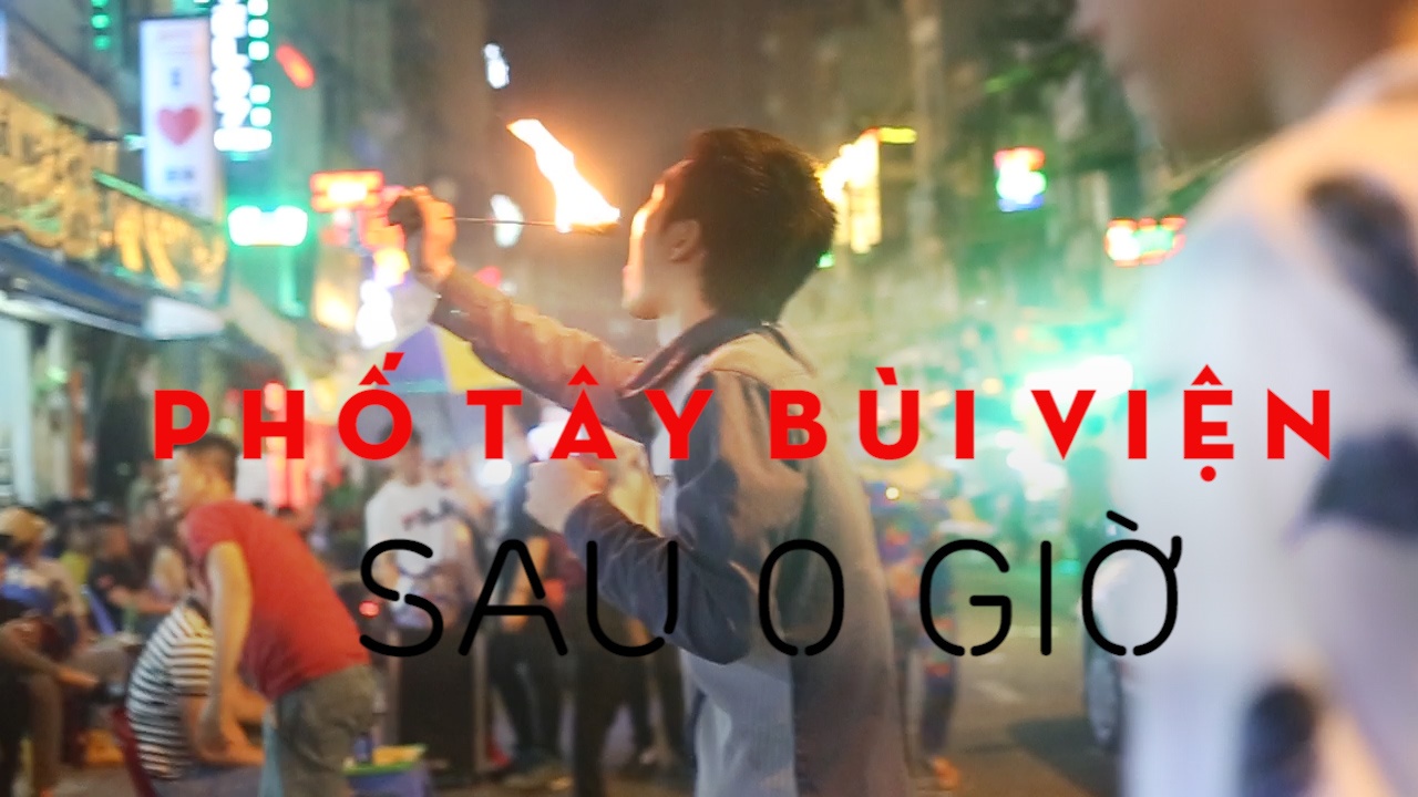 Pho Tay Bui Vien sau 0h hinh anh