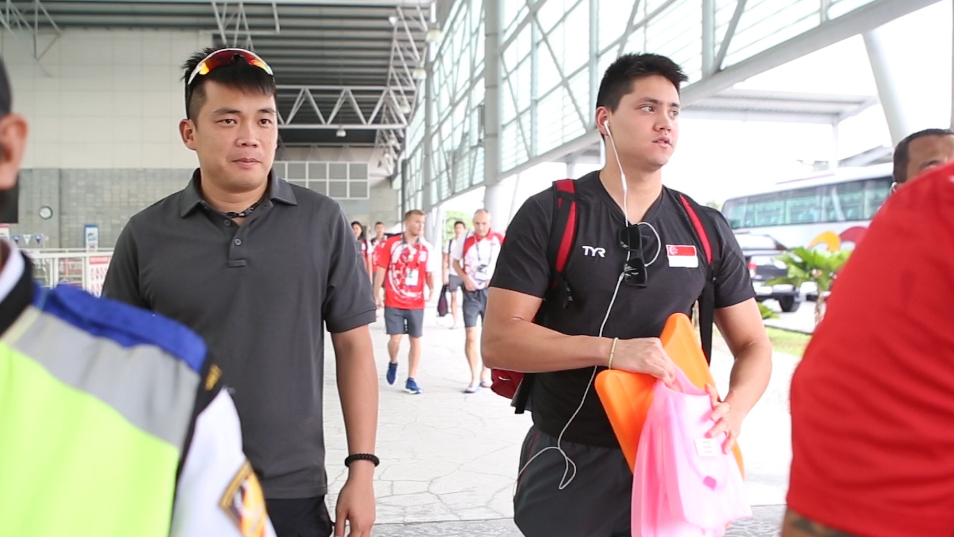 Ve si theo sat kinh ngu Schooling khi tap luyen hinh anh