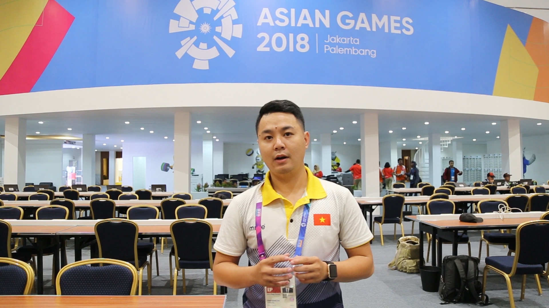 Can canh trung tam bao chi ASIAD 2018 rong 12.000 m2 hinh anh