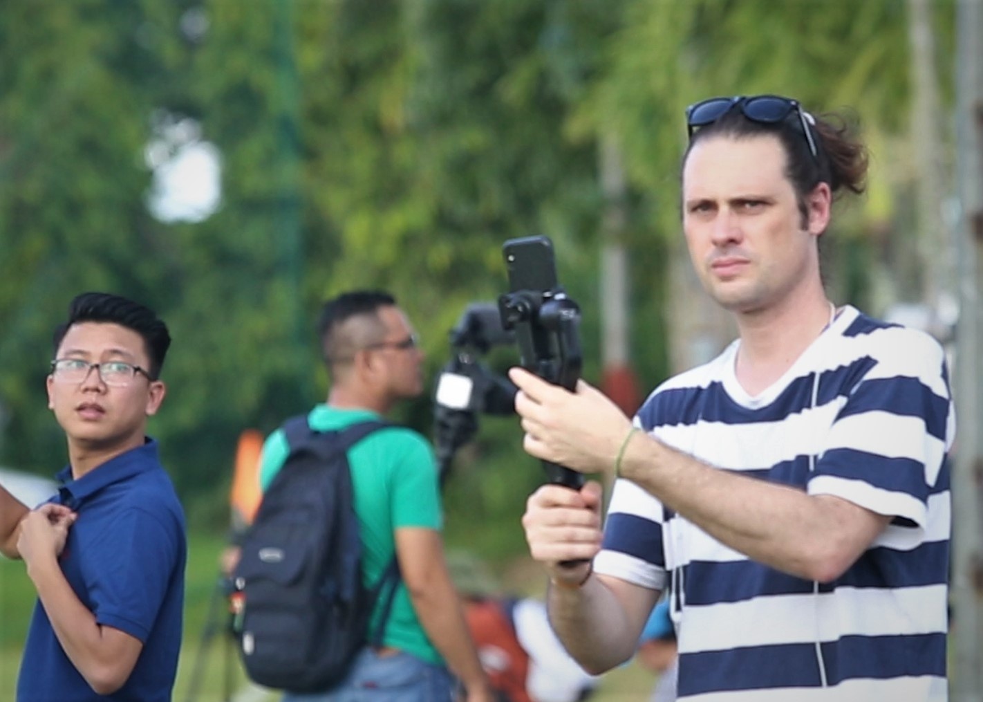 Phong vien quoc te tiep can buoi tap cua tuyen Viet Nam hinh anh