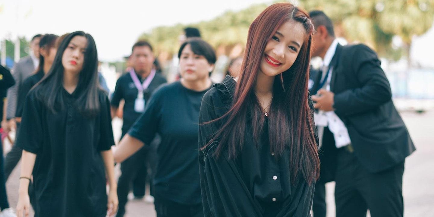 Nhom nhac nu Thai Lan khuay dong khong khi tren san hinh anh