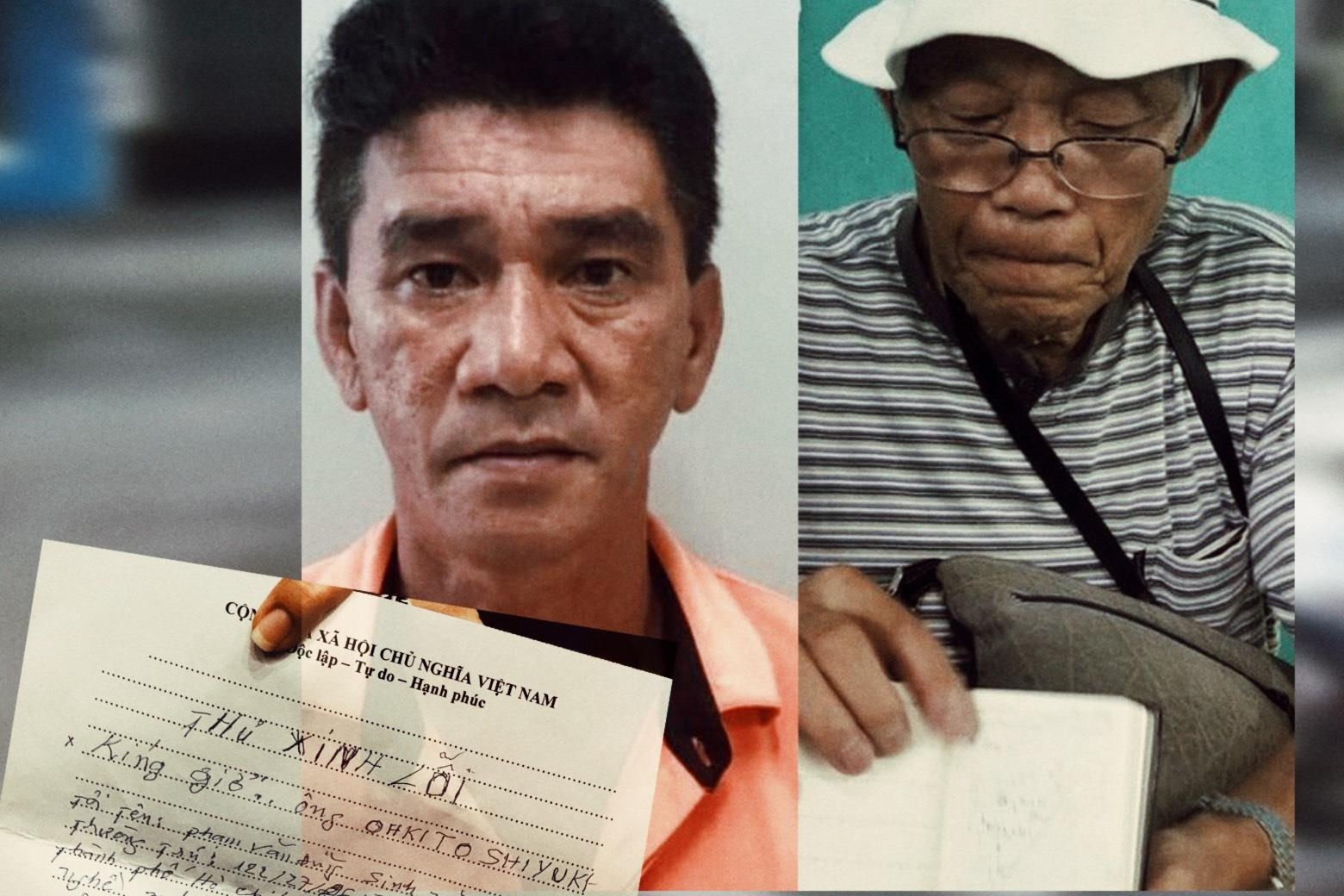 Thu xin loi cua tai xe xich lo 'chat chem' du khach Nhat Ban viet gi hinh anh