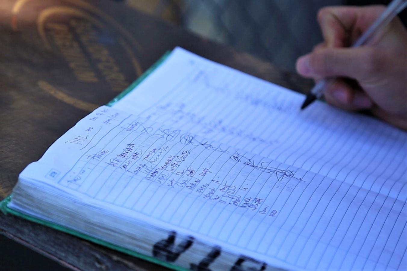 U22 Viet Nam phai ky ten truoc khi vao san tap hinh anh