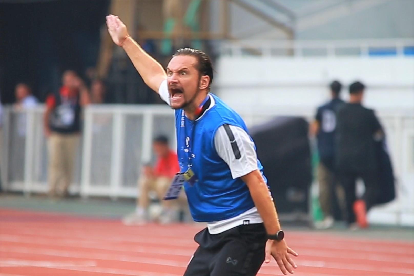 HLV Myanmar la het o tran gap U22 Indonesia hinh anh