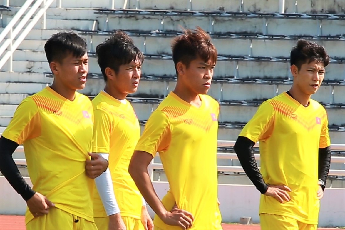 U23 Viet Nam tap buoi cuoi truoc khi den Bangkok gap Trieu Tien hinh anh