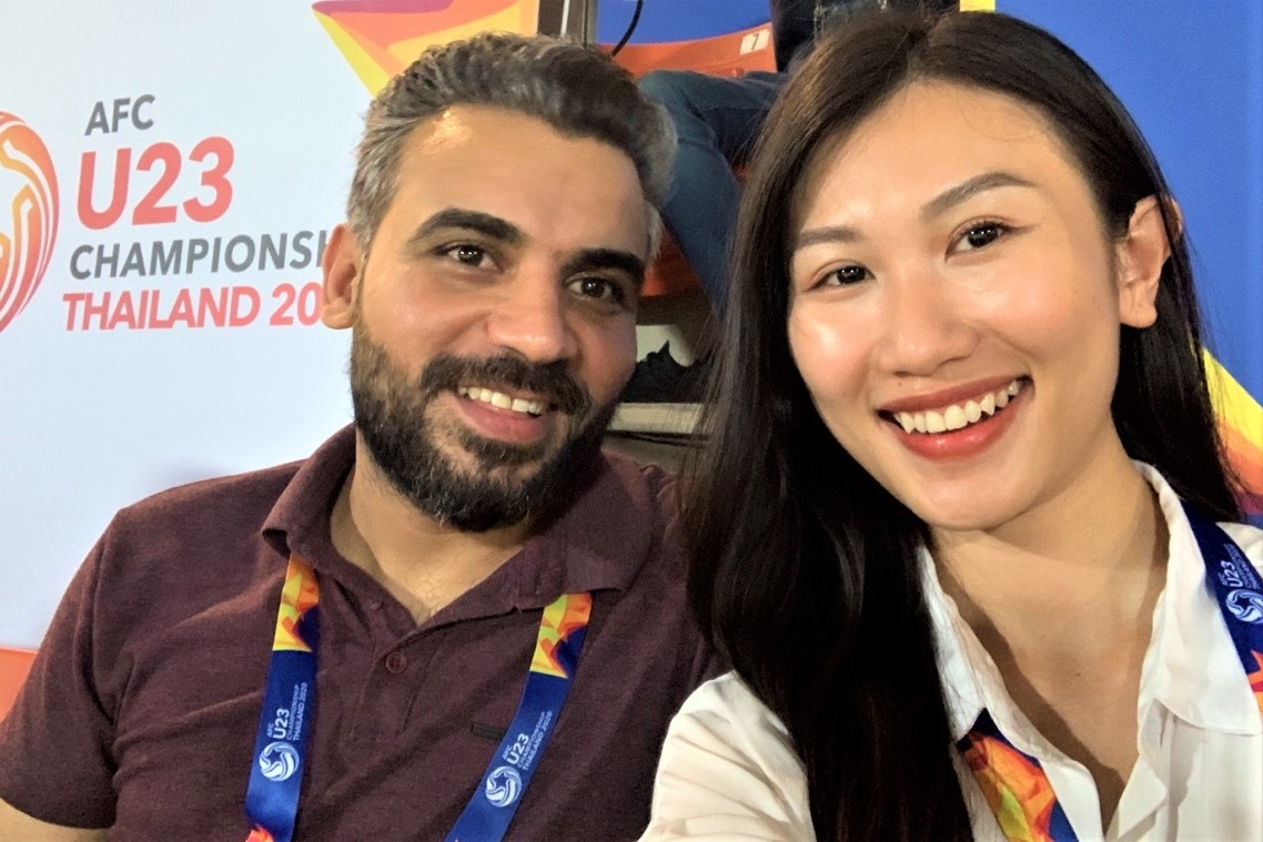 Phong vien Iraq noi ve tinh huong VAR giup Thai Lan co phat den hinh anh