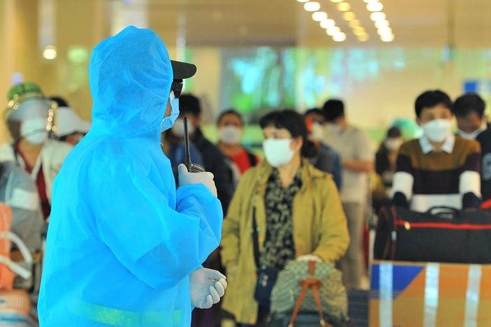 Hanh trinh nguoi Viet tu Han Quoc ve thang noi cach ly o que nha hinh anh