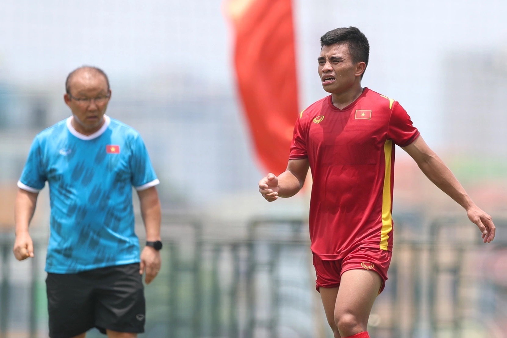 HLV Park chi bai tien dao U23 ghi ban hinh anh