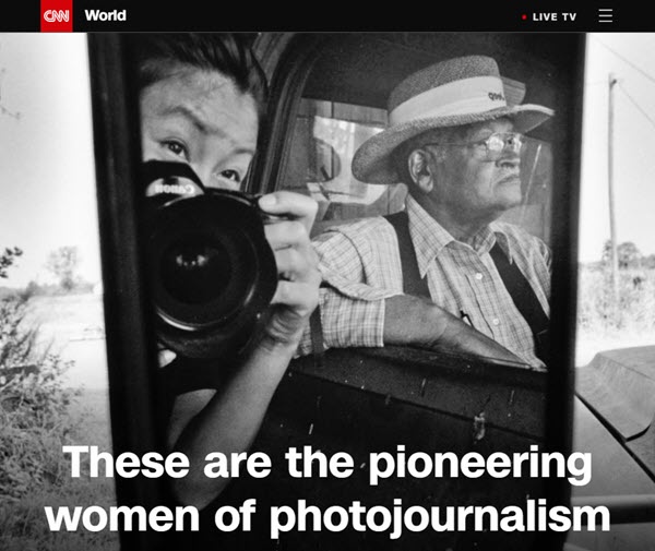 Nu phong vien anh the gioi; Dua tin chien truong anh 1