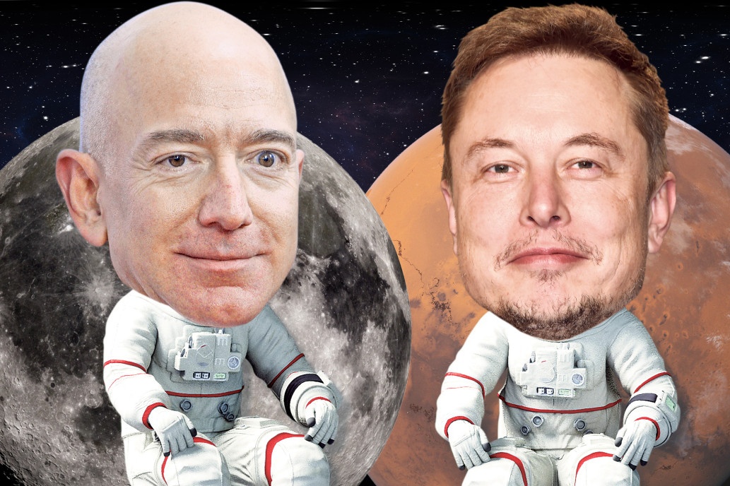 Jeff Bezos, Elon Musk va ke hoach tao bao chiem linh khong gian hinh anh