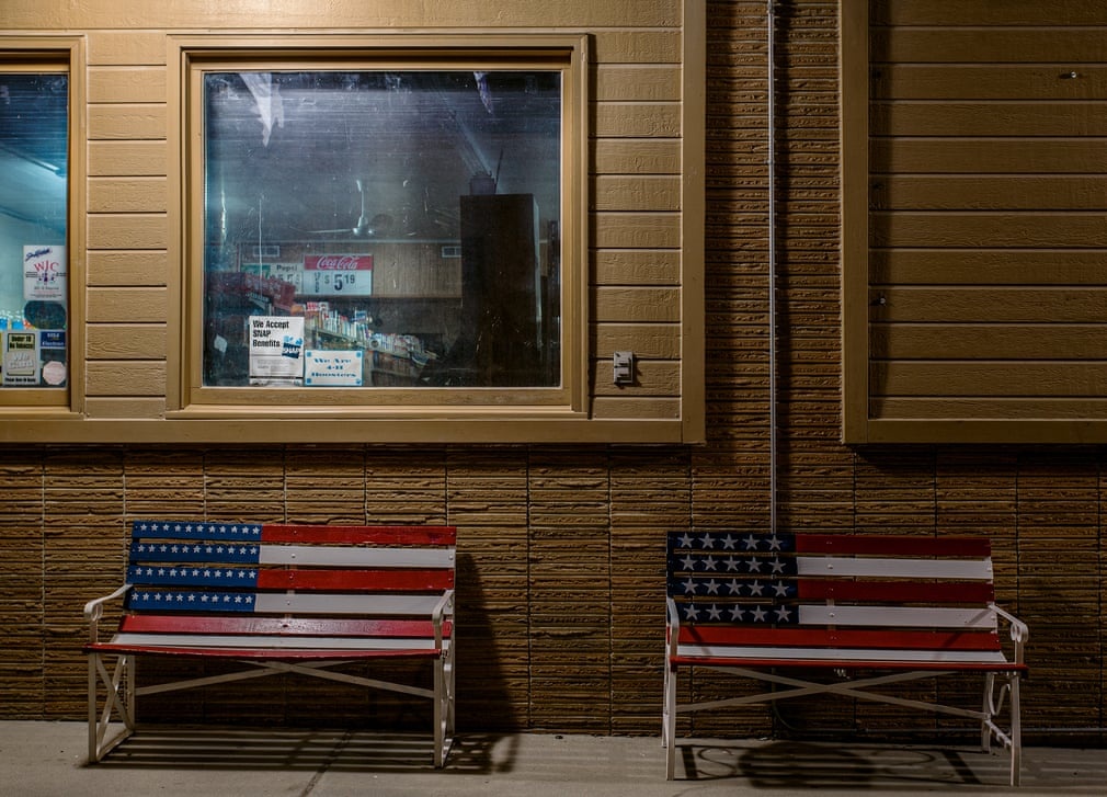 Thi tran nho nuoc My buoi dem anh 6