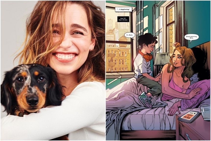 Nu dien vien ‘Games of Thrones’ viet truyen tranh sieu anh hung hinh anh