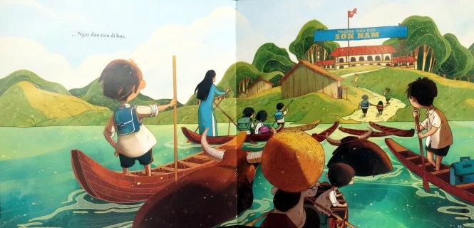 It tac gia Viet dan than sang tac sach tranh hinh anh