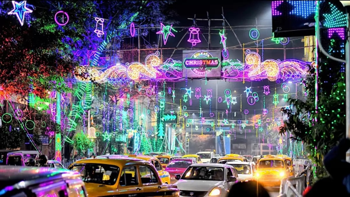 Khong khi don le Giang sinh tai An Do hinh anh