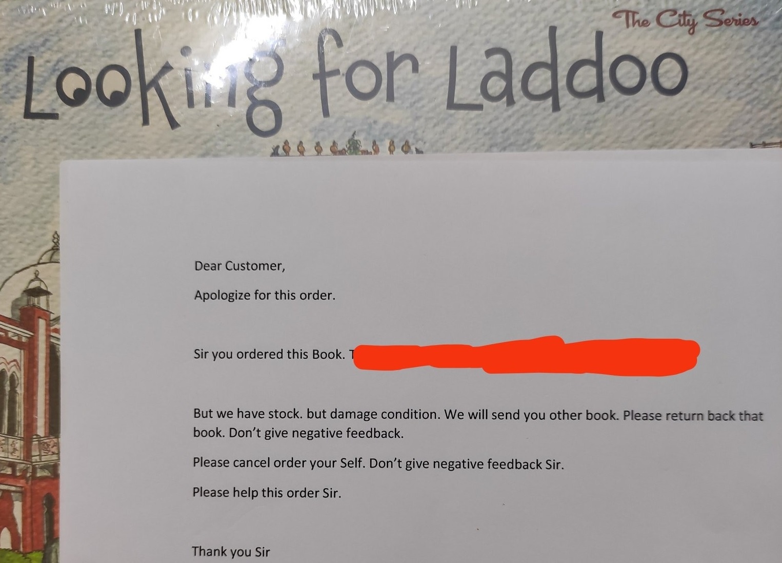 Mua sach tren Amazon, bi giao sai kem loi nhan khong danh gia tieu cuc hinh anh