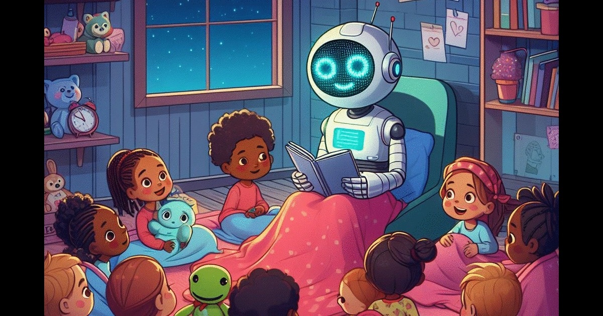 Tranh cai khi khai thac AI trong sang tac truyen thieu nhi hinh anh