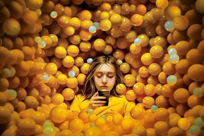 Smartphone va suc khoe tinh than cua gioi tre My hinh anh