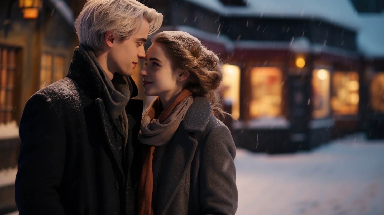 Khi Hermione va Draco Malfoy thanh doi hinh anh