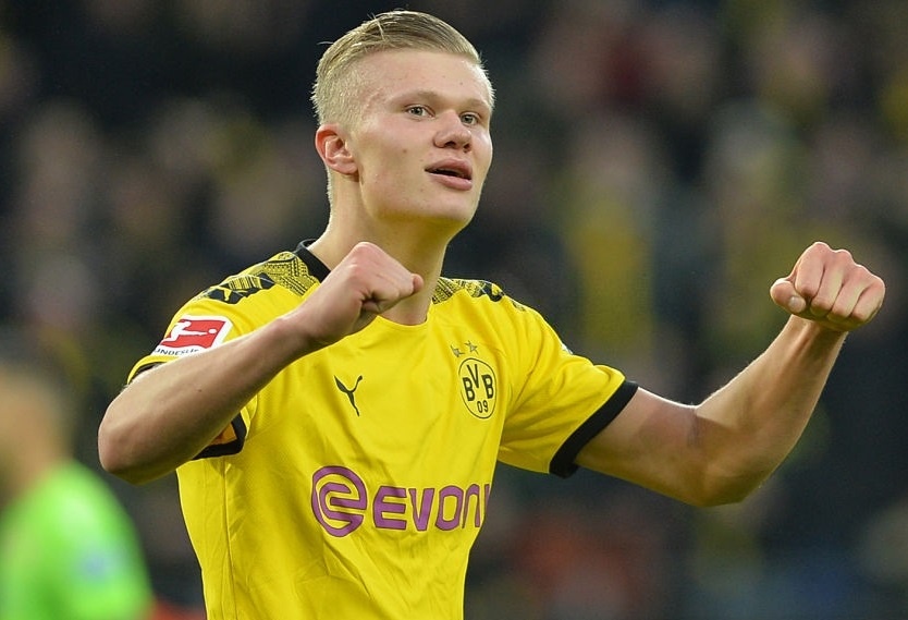 Haaland tiep tuc lap cu dup cho Dortmund hinh anh