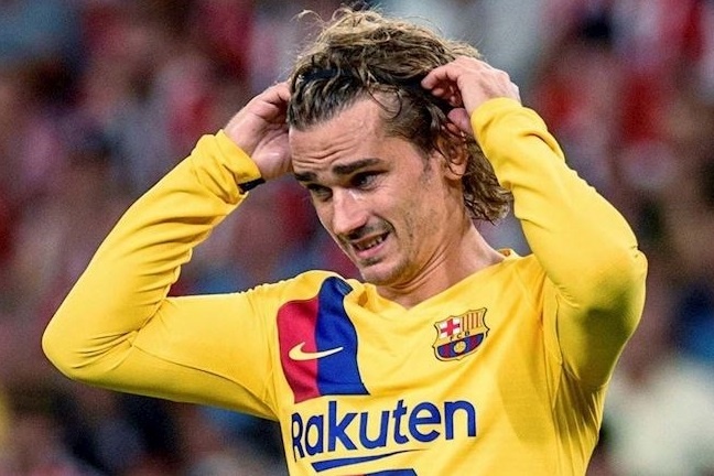 HLV Barca cho Griezmann bit mat tap luyen hinh anh